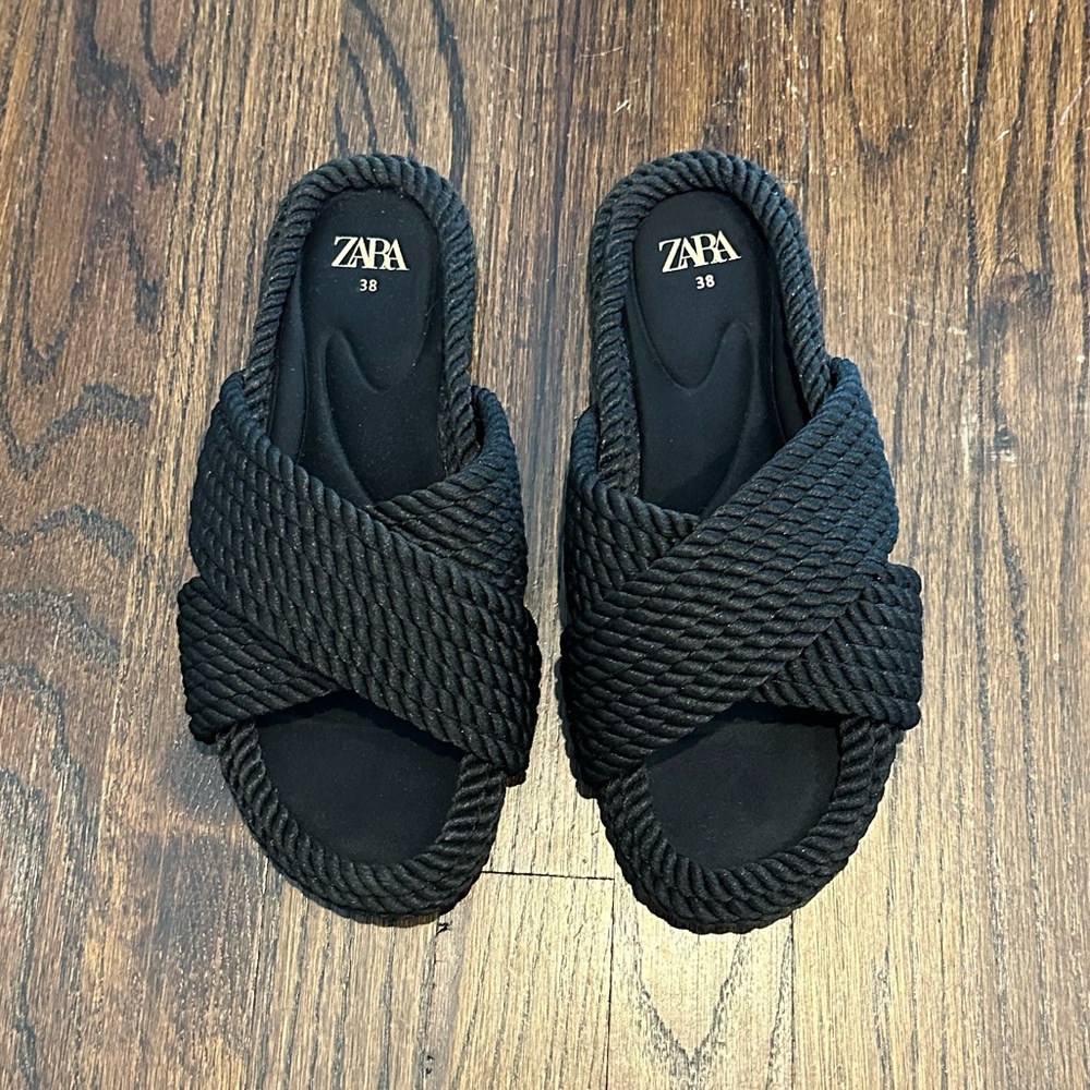 Zara Braided Sandals - Picture 3 of 6